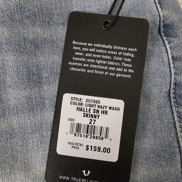 True Religion Halle High Rise Jeans - Picture 7 of 7
